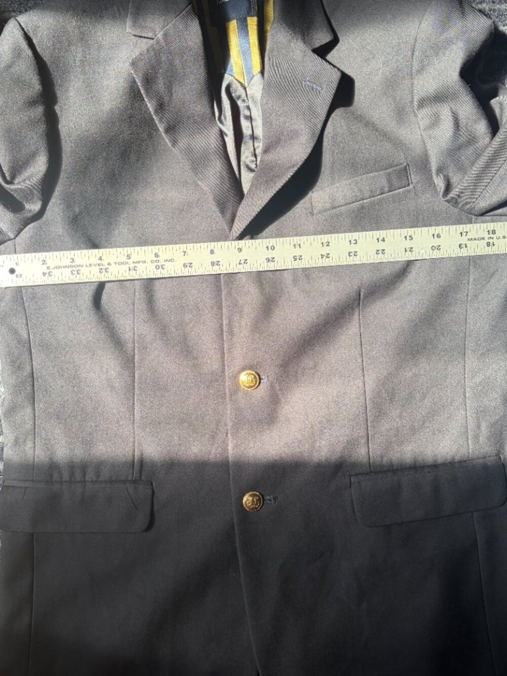 Nautica Boys Black Blazer Size 18R - Picture 6 of 9